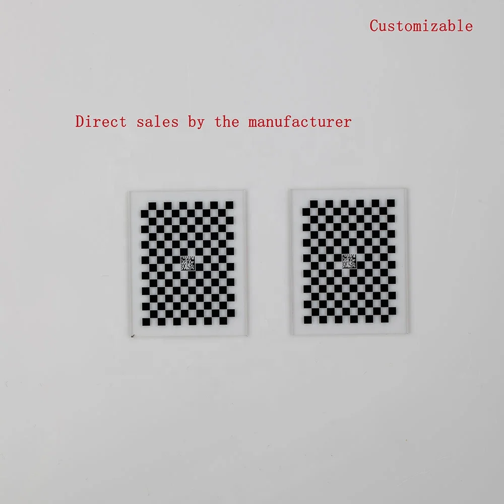 Glass Visual Correction Target Checkerboard 200x200mm 200x200mm Glass ...