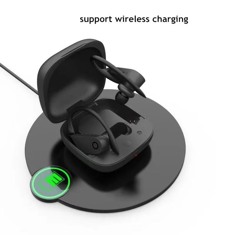 B10 Wireless Charging Bluetooth 5.0 Headset Sports Ear Hook Earphones