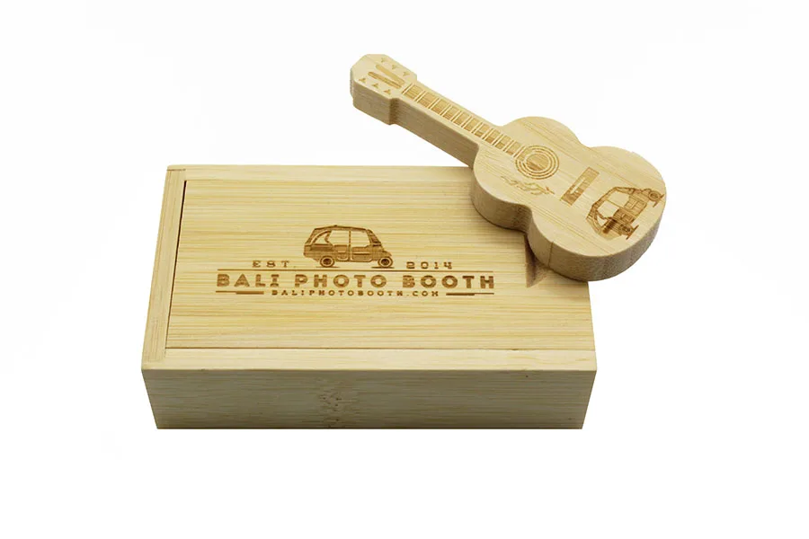 Wooden Guitar USB Flash Drive Pendrives 8GB 16GB 32GB 64GB 128GB USB 2.0 U Stick Thumb Drive Keychain Car Key Flash Card Memory - ANKUX.COM