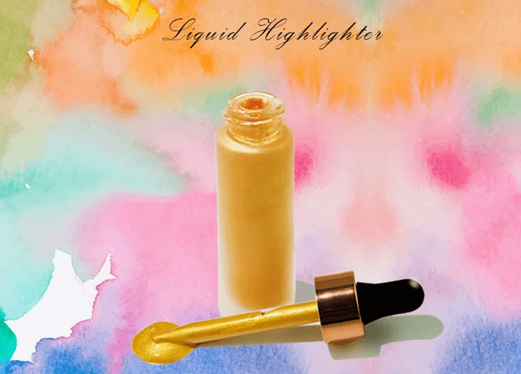 Oem Wholesale 8 Colors Lightweight Vegan Cosmetics High Pigment Custom Vendor Liquid Pravate Label Makeup Highlight Highlighter