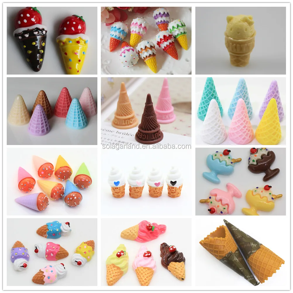 20x Mini Ice cream Resin Flatback Slime Charms for Ornament Scrapbook DIY Crafts 20x Mini Ice cream Resin Flatback Slime Charms for Ornament Scrapbook DIY Crafts