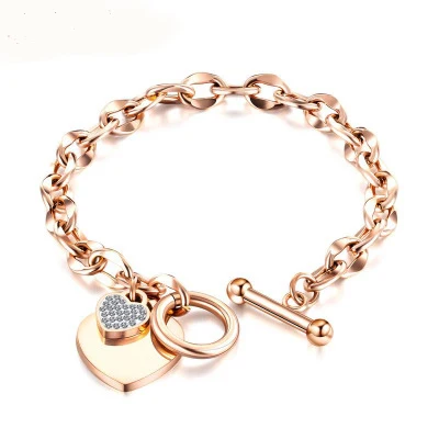 Fully Adjustable Inspirational Link Bracelet A Sister Rose Gold 