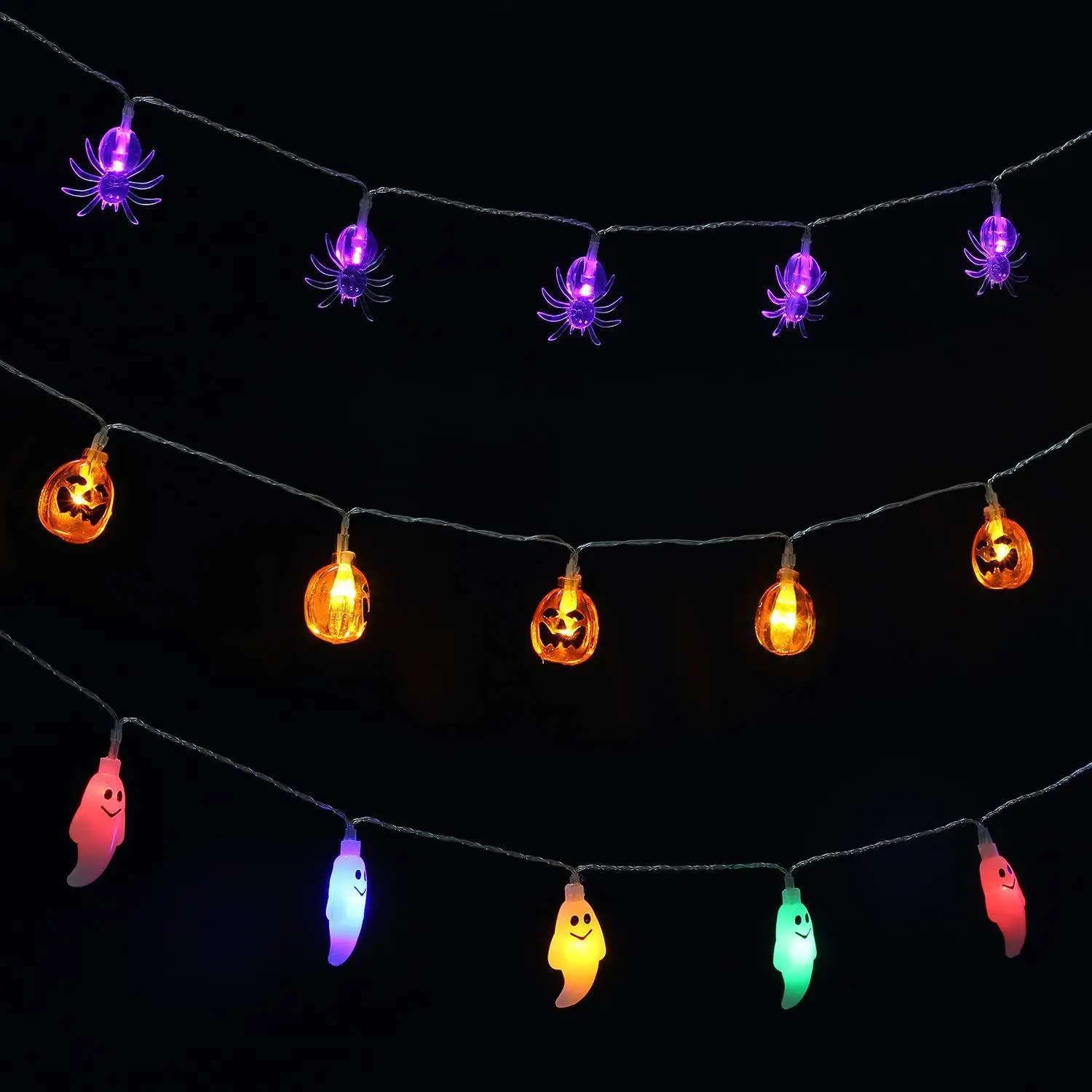 Outdoor Halloween Decoration Light Led Ghost String Light For Halloween ...