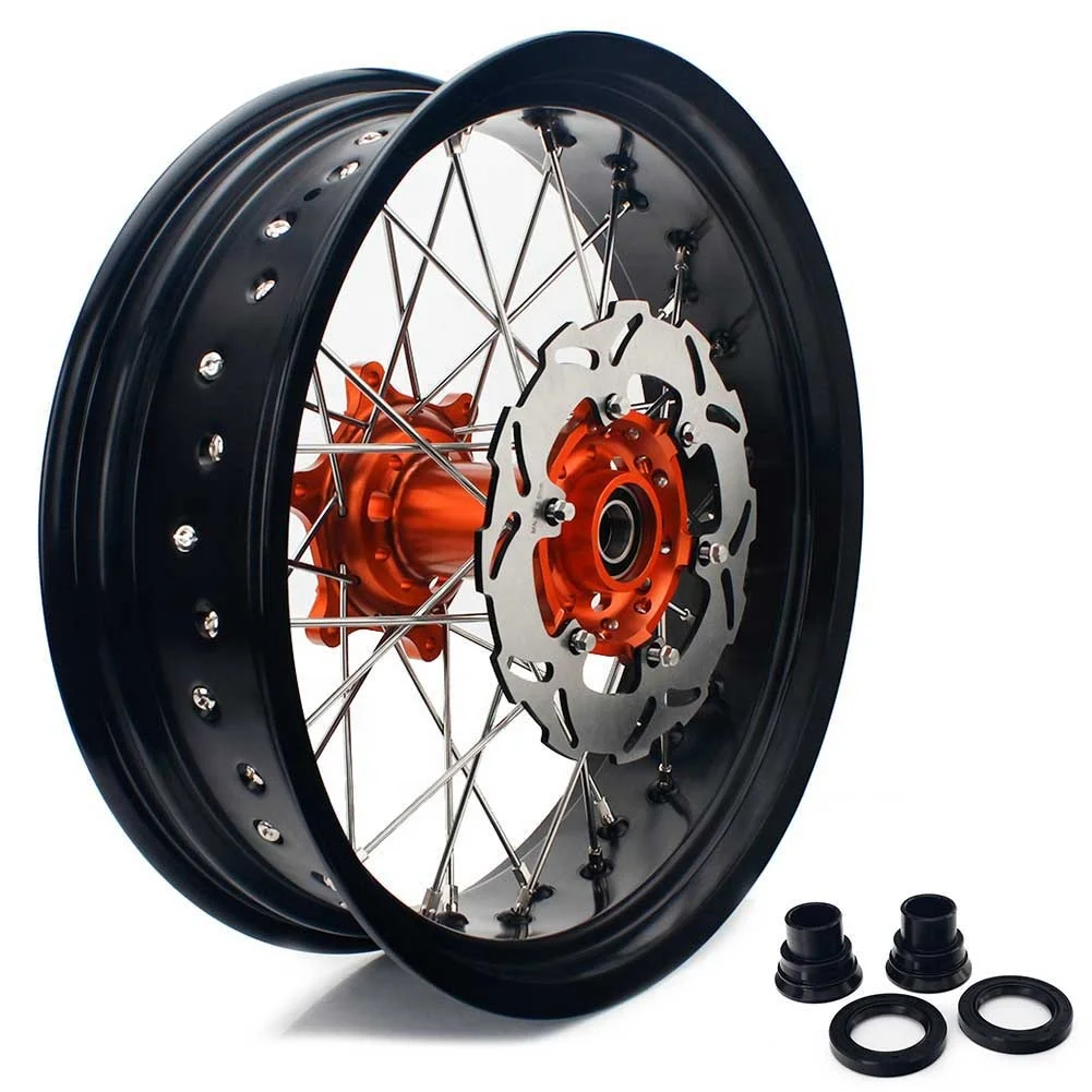 Mx Front And Rear Wheels Supermoto 17 Inch Motard Wheels Set For Ktm