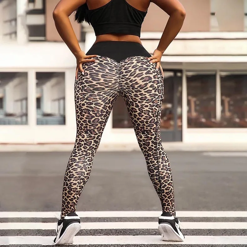 Plus Size Women Black Fitness Workout Leggings Sexy Winter Women
