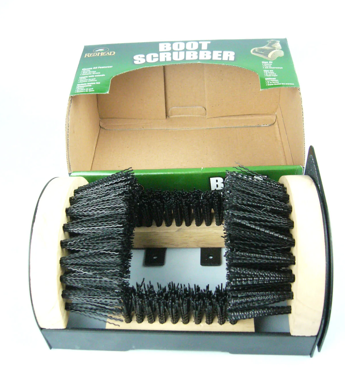 High Quality Utility Boot And Shoe Mud Brush&scraper With Folding Step