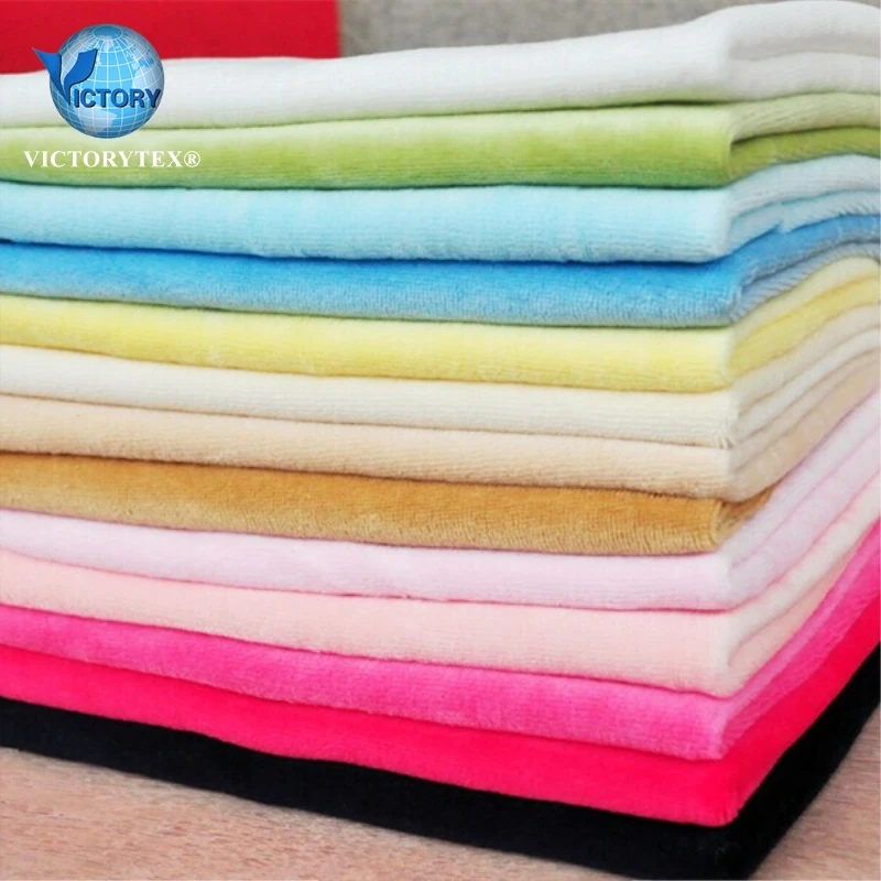 100 Cotton Velour Fabric Wholesale Cvc Velour Fabric 80 Cotton 20