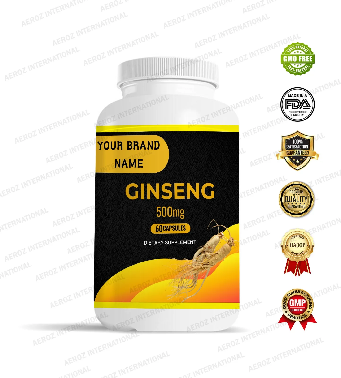 Private Label Dietary Supplement Ginseng Capsules From India ...