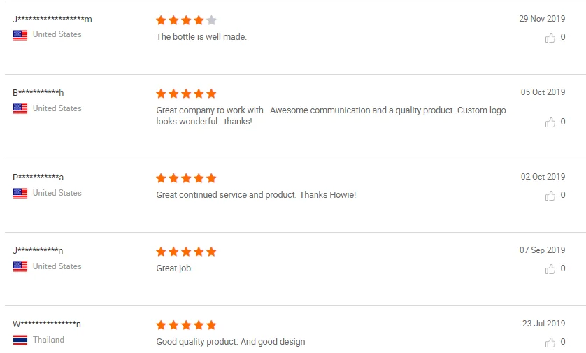 Stainless Steel Water Bottles Leakingproof Vacuum Insulated Water