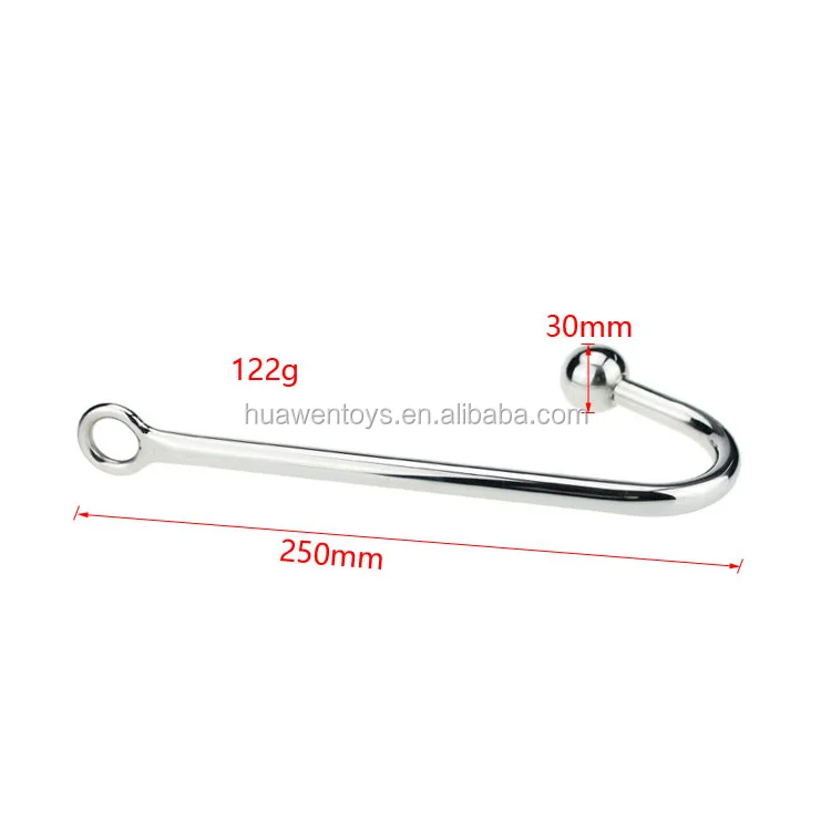 Bdsm Anal Hook With Ball Fetish Stainless Steel Metal Bondage Restraint