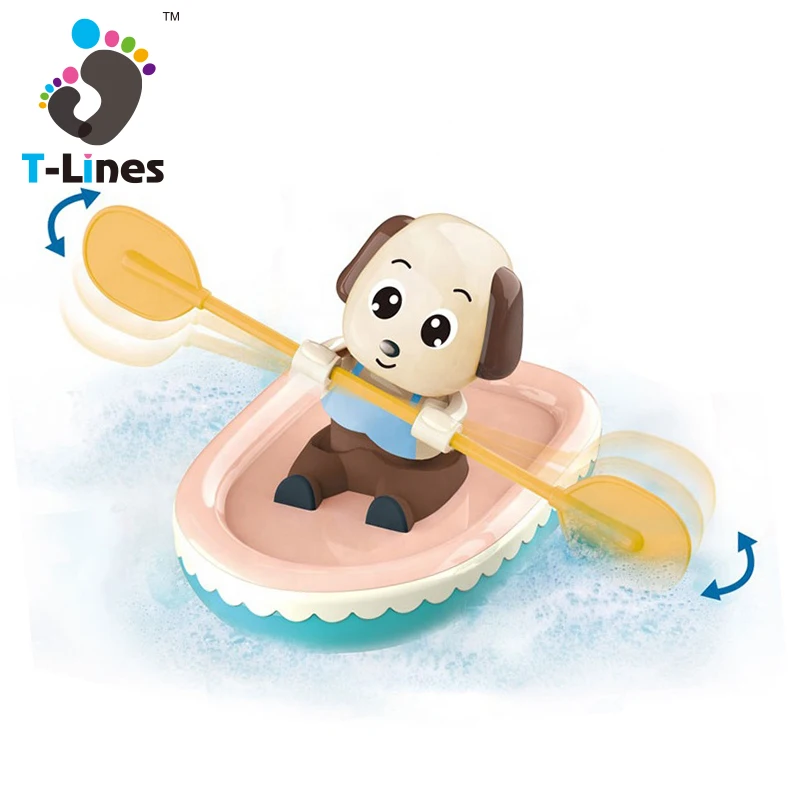 Spray rotating rocket baby plastic water shower toy for bath.jpg