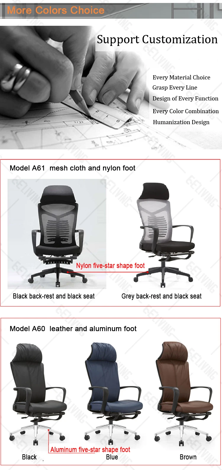 Luxury Colorful PC Silla Ergonomic Oficina Reclining Chair Leather Gaming Office Chair With Footrest