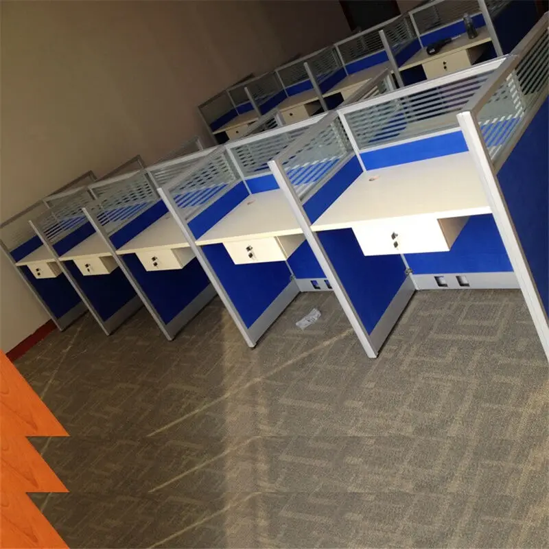 Office Furniture 2 Seat 4 Person Cubicle Office Partition Modular