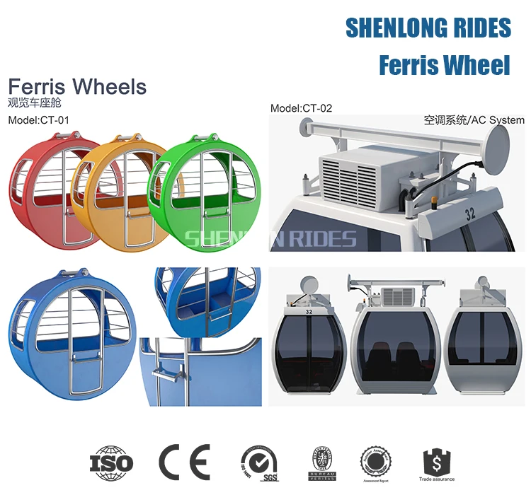 China Factory Supplier Big Amusement Equipment Ferris Wheel Ride Theme Park Games Machine Double Side Light Ferris Wheel.jpg 