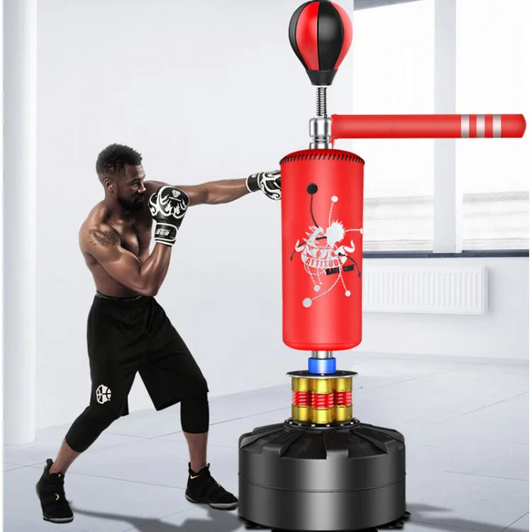 Fitness Freestanding Speedball Kick Boxing Training Punching Bag Martial Arts 