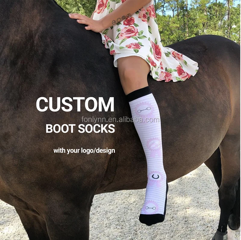 CRAZY Boot Socks for Horse Riding