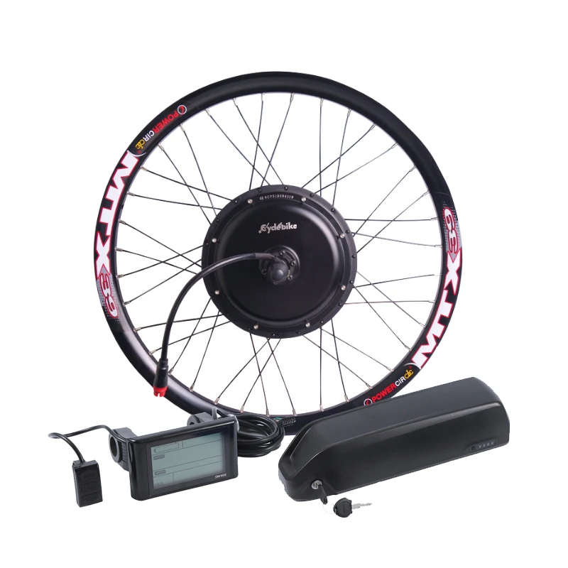 Waterproof 2000w Electric Bike Rear Wheel Motor Kit For Electric