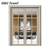 Chinese Suppliers Hand-operated Aluminum Double Glazing Casement Swning Door Price