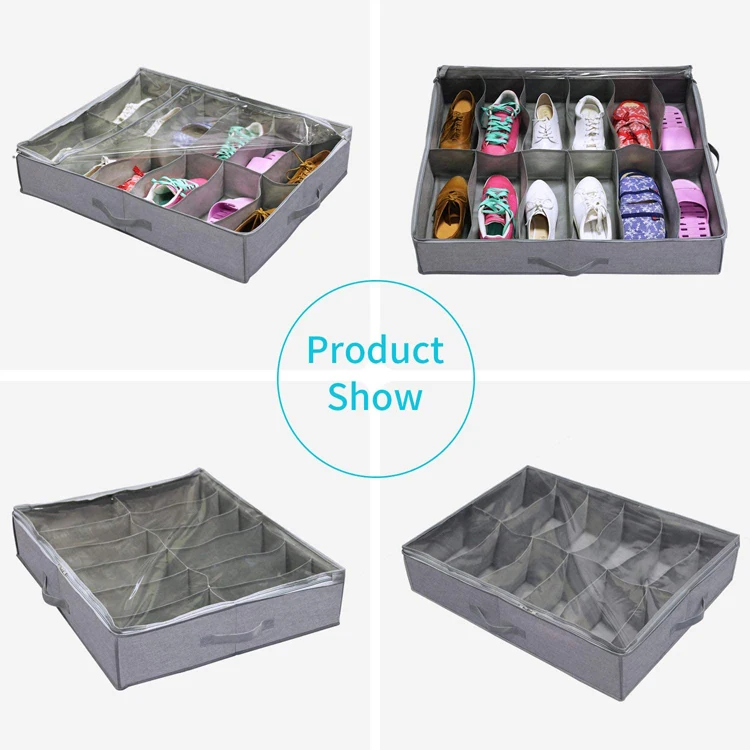 Bolsa Organizadora De Almacenamiento De Zapatos,Plegable,Debajo De La