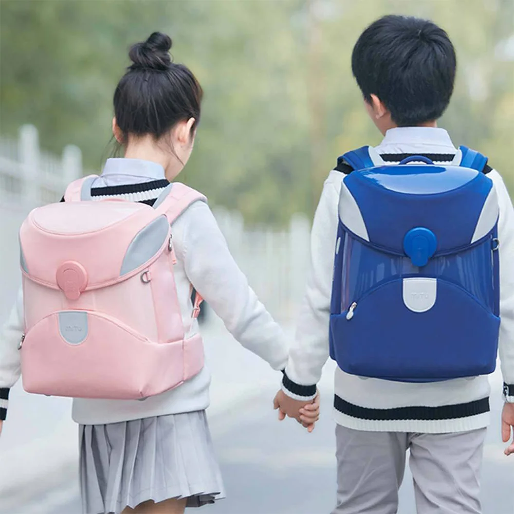 Original Xiaomi Mitu Kids Backpack 2 Mitu Children Bag EVA Material Simple Shoulder Bag 14L 17L Mi Portable Backpacks For Kids