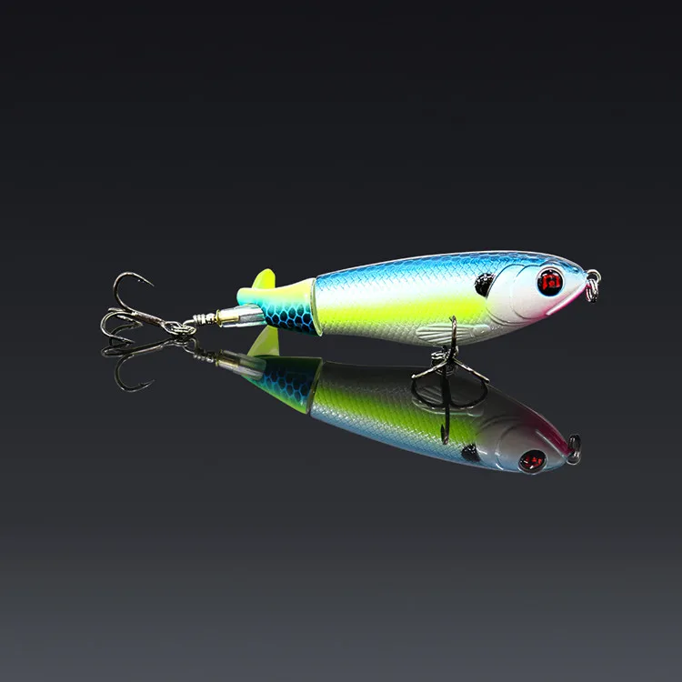 Yhno159 Hard Bait Minnow Fishing Lures Bass Fresh Salt Water 6 Hook