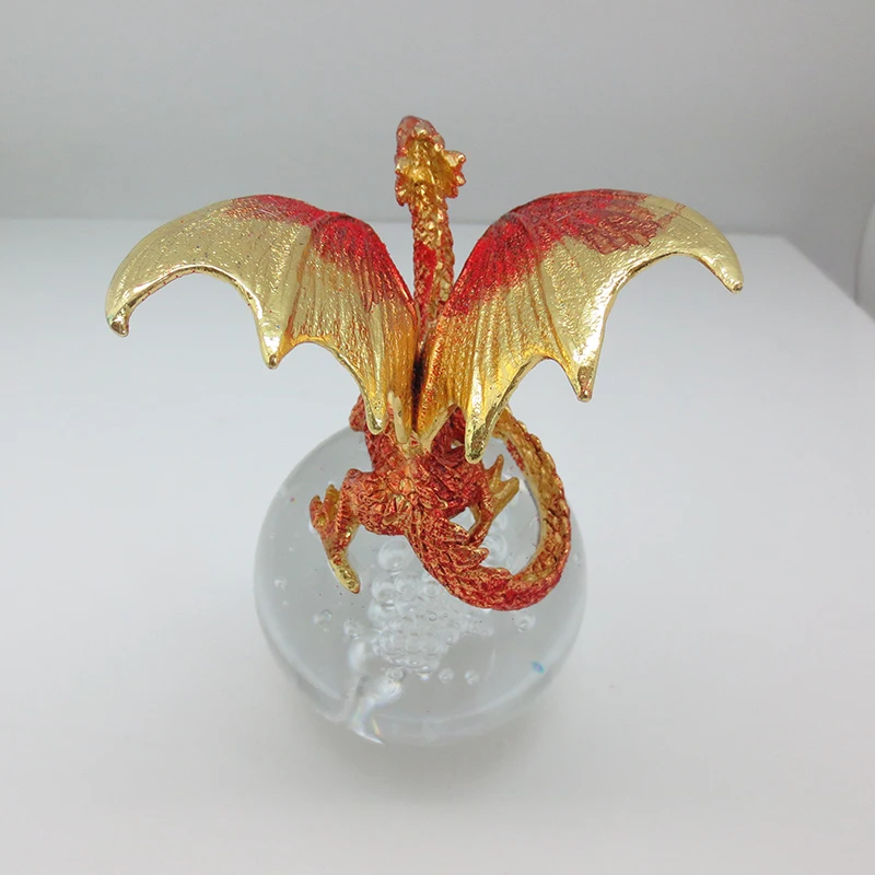 Ancient Dragon Statue Dragon Feng Shui Statue Pink Dragon For Men Toy ...