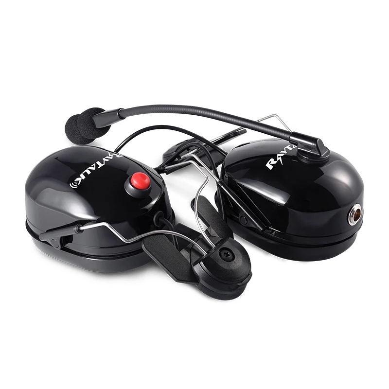 Two Way Radio Safety Helmet Heavy Duty Headphone For Fire Departments