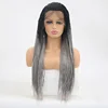 Most popular high density technique and synthetic hair material quality guarantee vendors natural black lace front wig
