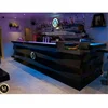 Modern black marble bar counter designs for restaurants coffee shop and fast food