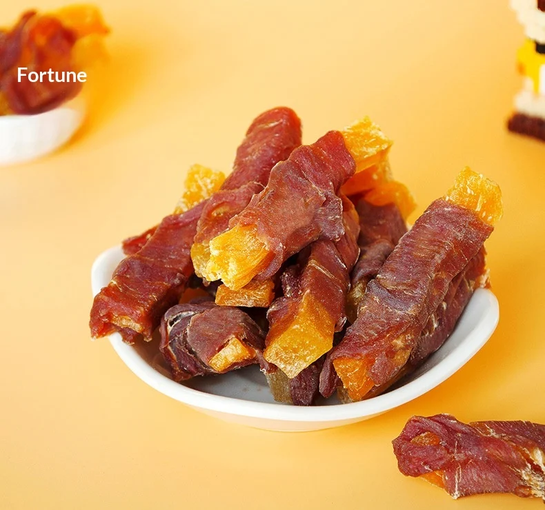 Dog Snacks Duck Sweet Potato Molar Pet Puppy Dental Cleaning Nutrition Training Rewards Made in Shandong supplier