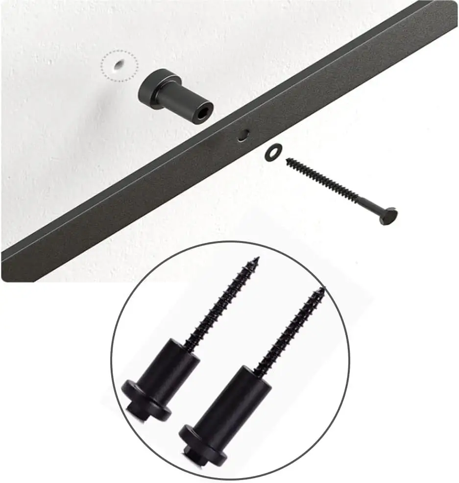 Clear Adjustable Furniture Spacers (2-Pack) – Prevent Couch/Bed From Sliding, Protect Walls & Outlets