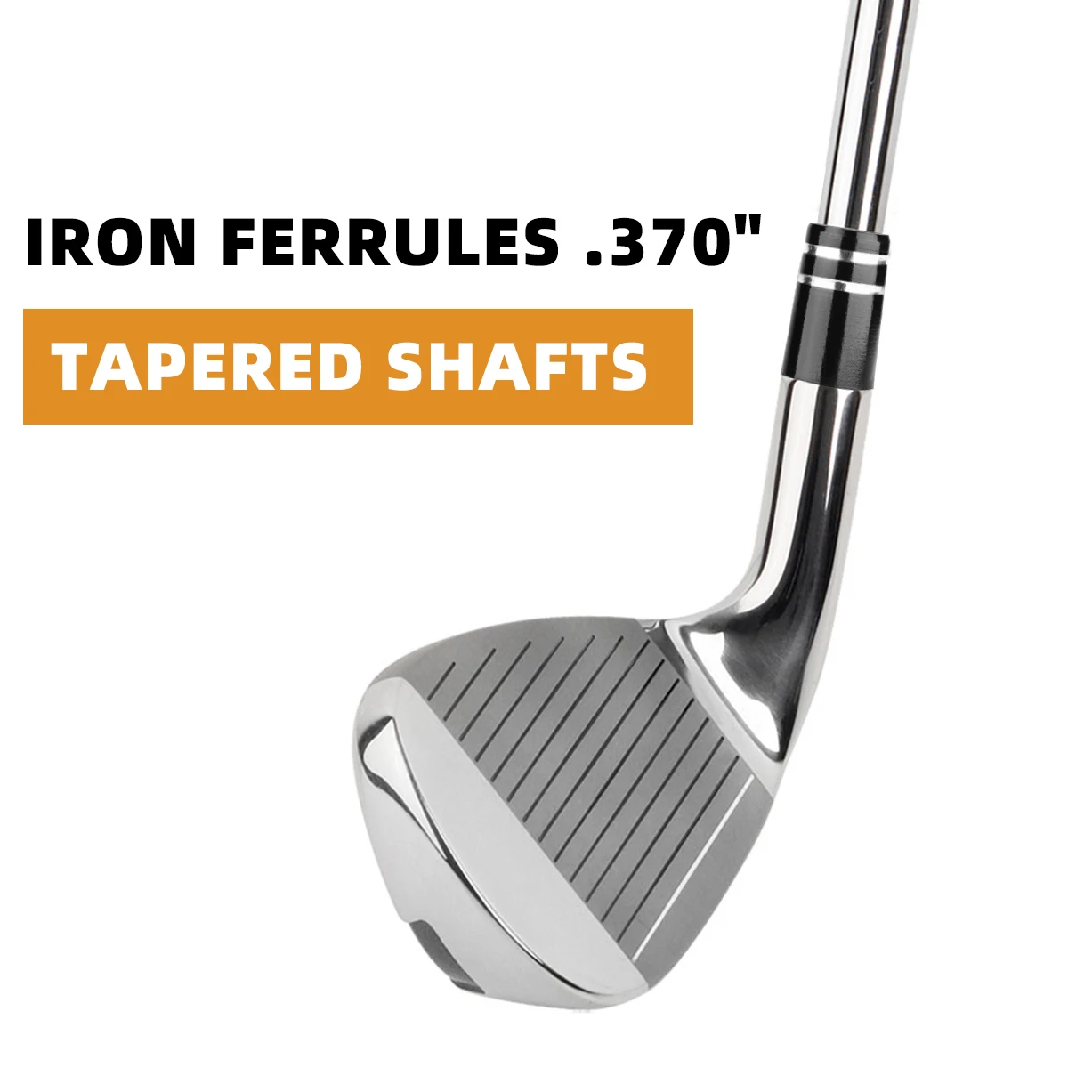 Golf Iron Ferrules .370 Reshaft Golf Ferrule For Taper Tip Iron Wedge
