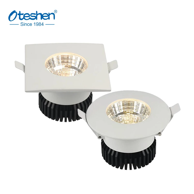 IP65 LED ceiling mini spot light PC ABS 6W 13W round and square waterproof led cob downlight-