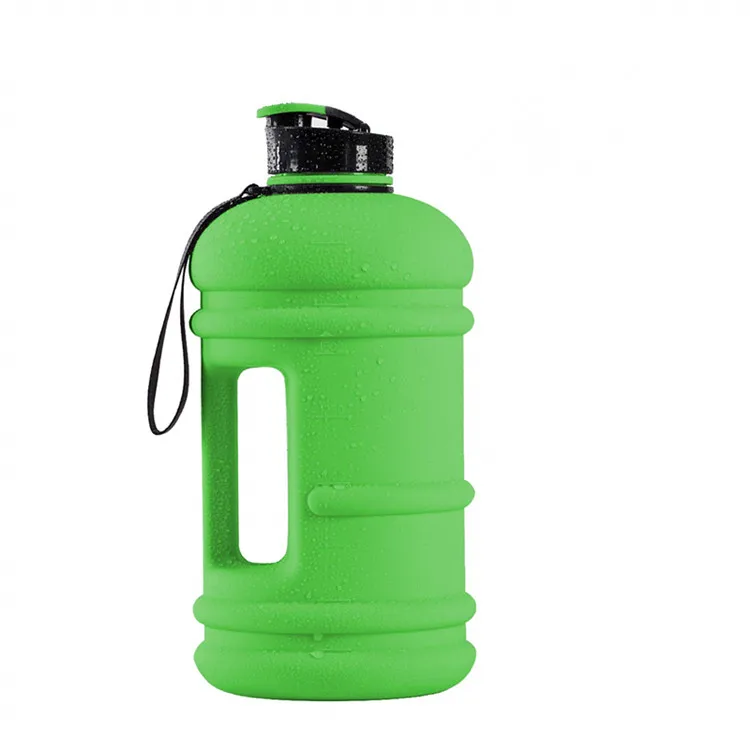 BPA Free Fitness PETG Tritan GYM Water Bottle for Gym Drinking Container Jug Half Gallon Water Bottle 2.2L 