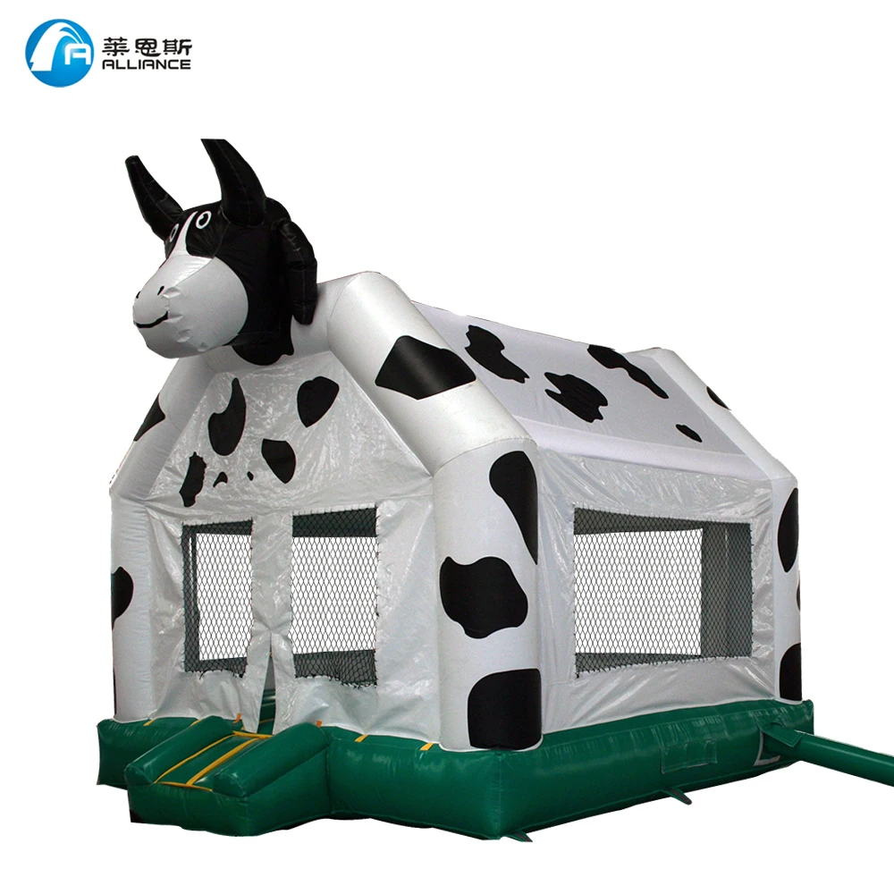 Cow Bounce House Amusement Park Bouncy Castle Inflatable Bouncer