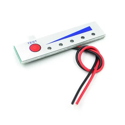 Taidacent 3S/4S/5S 12V Lithium Li-ion LiPo Battery Charger Monitor Indicator Board Five Level Indicator Meter - ANKUX.COM