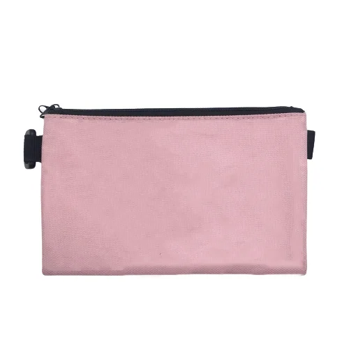 
Custom High-end Mini pouch bag corn case pink pencil canvas bag small bag 