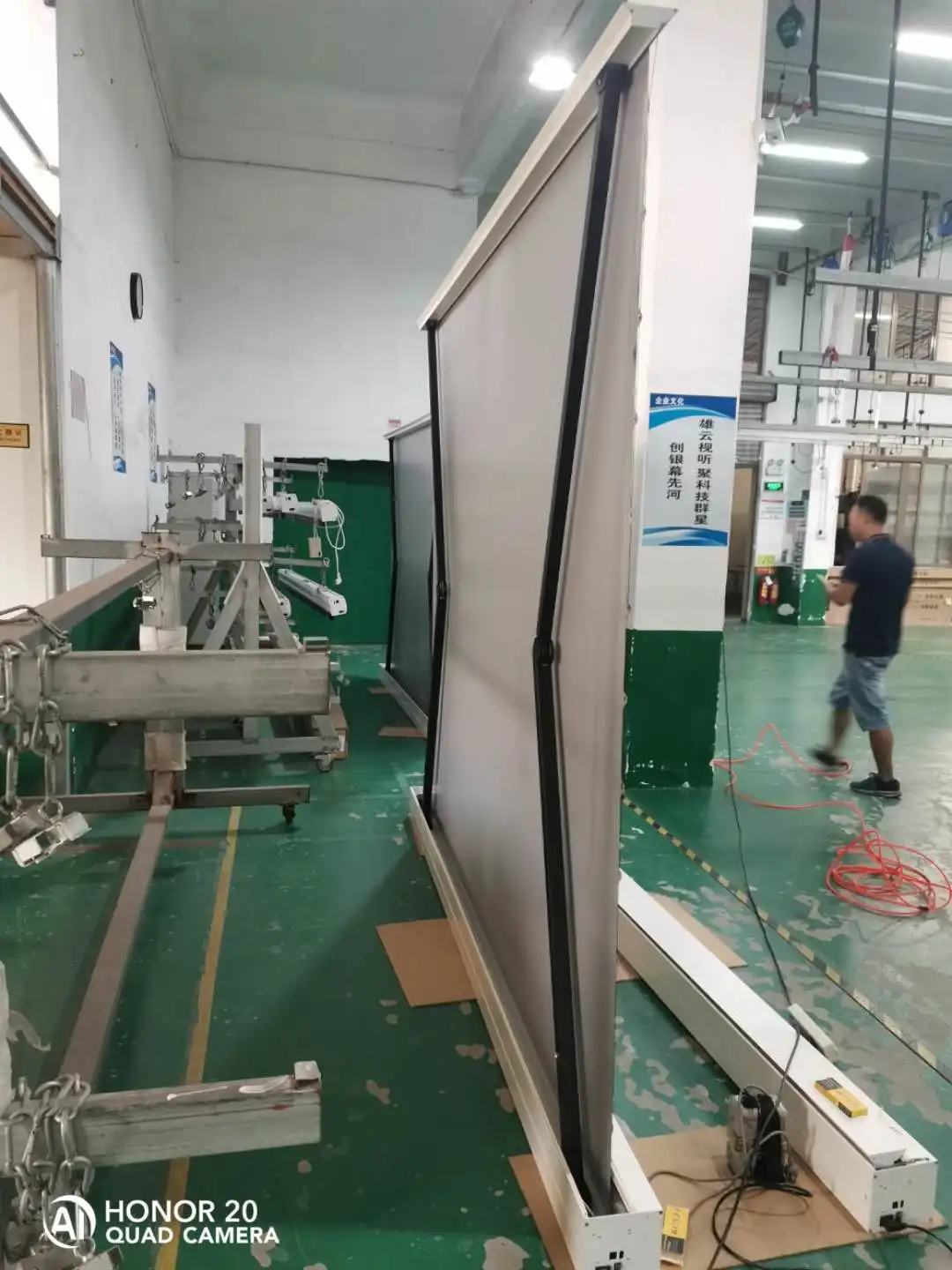 Xy Screens 135 Motorized Floor Rising Ust Alr Projector Screen 4k Electric Floor Stand Projector