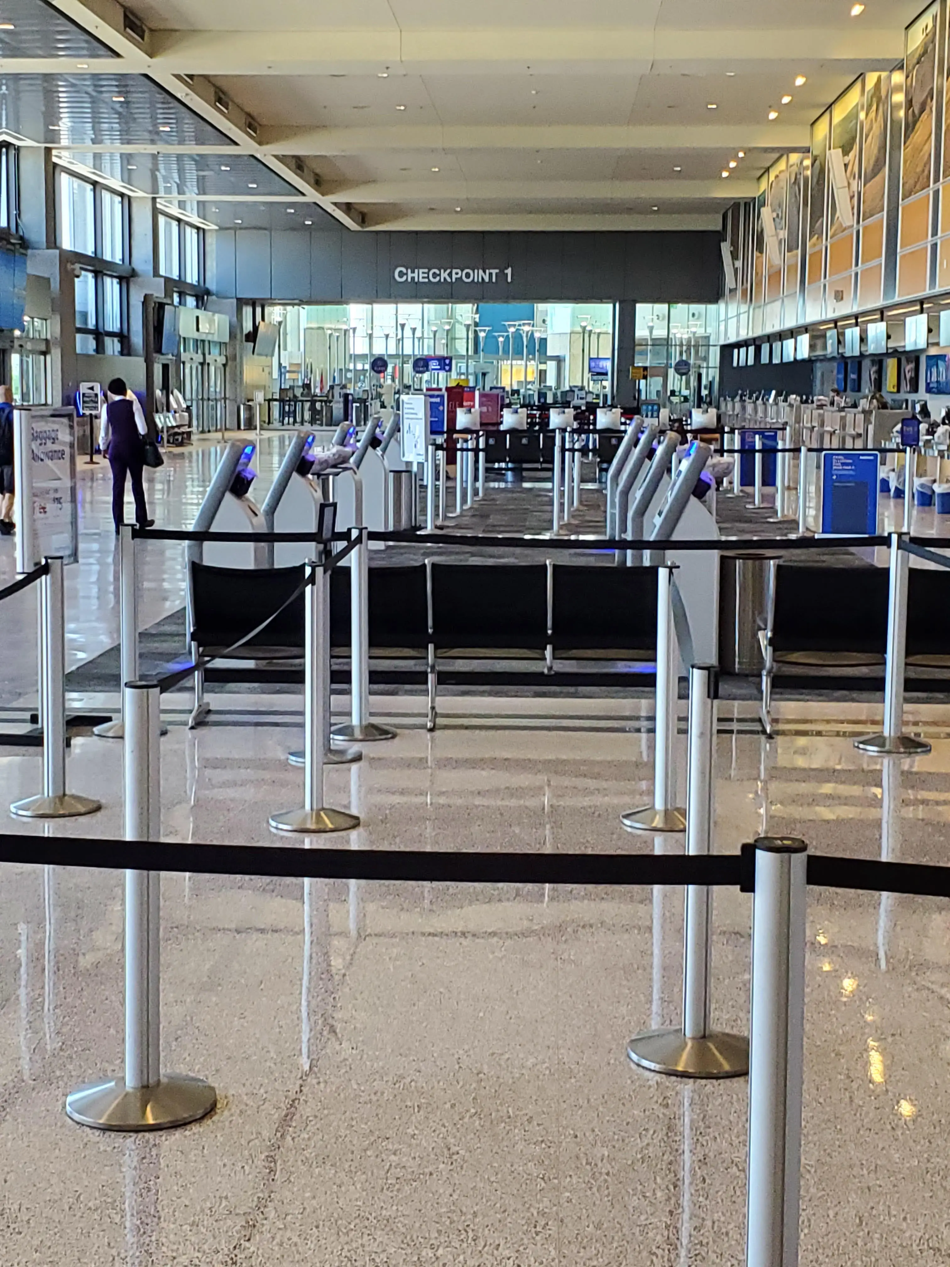 Airport Stainless Steel Queue Belt Crowd Control Barrier Queue Barriers ...