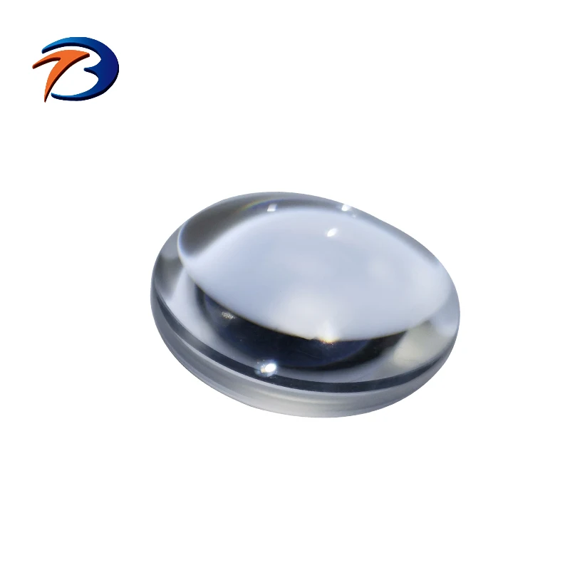 Optical fused silica quartz biconvex lens ir laser glass double convex lens