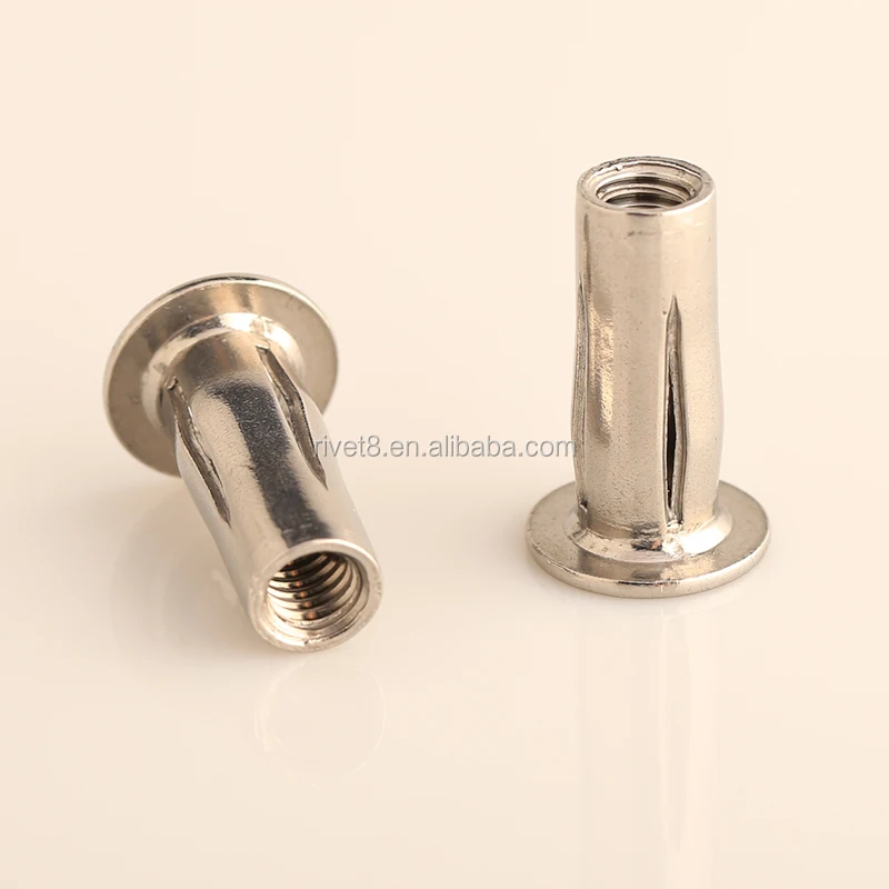 Stainless Steel M10 M8 Insert Nut Pre Bulbed Cross Insert Rivnuts Stainless Steel Rivet Nut Kit