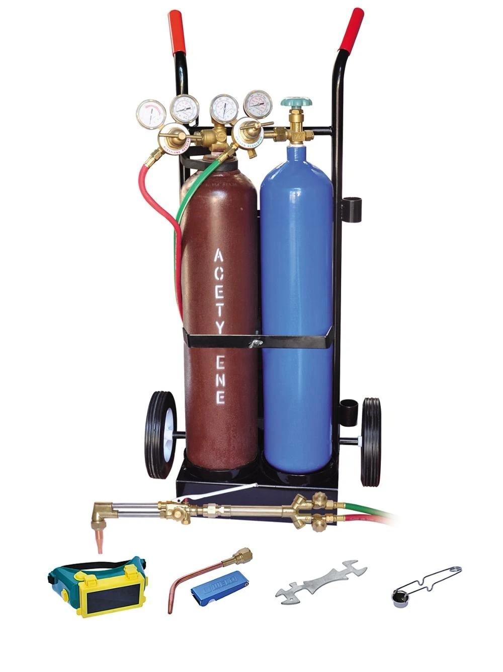 Heavy Duty American Gas Oxygen Actylene Welding Cutting Torch Kit (uw