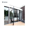 Fancy Access Control Security Exterior Entry Aluminium Half Glass Shop Front Door And Frame Commercial Design