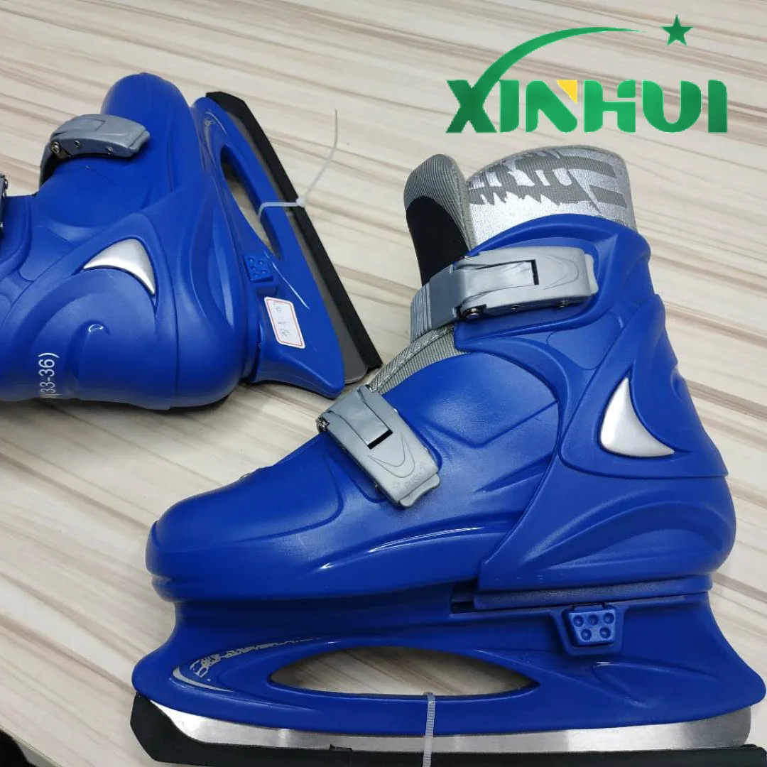 Ice Skate Rink Rental Shoes Blue Color Large Quantity In Stock Cheap