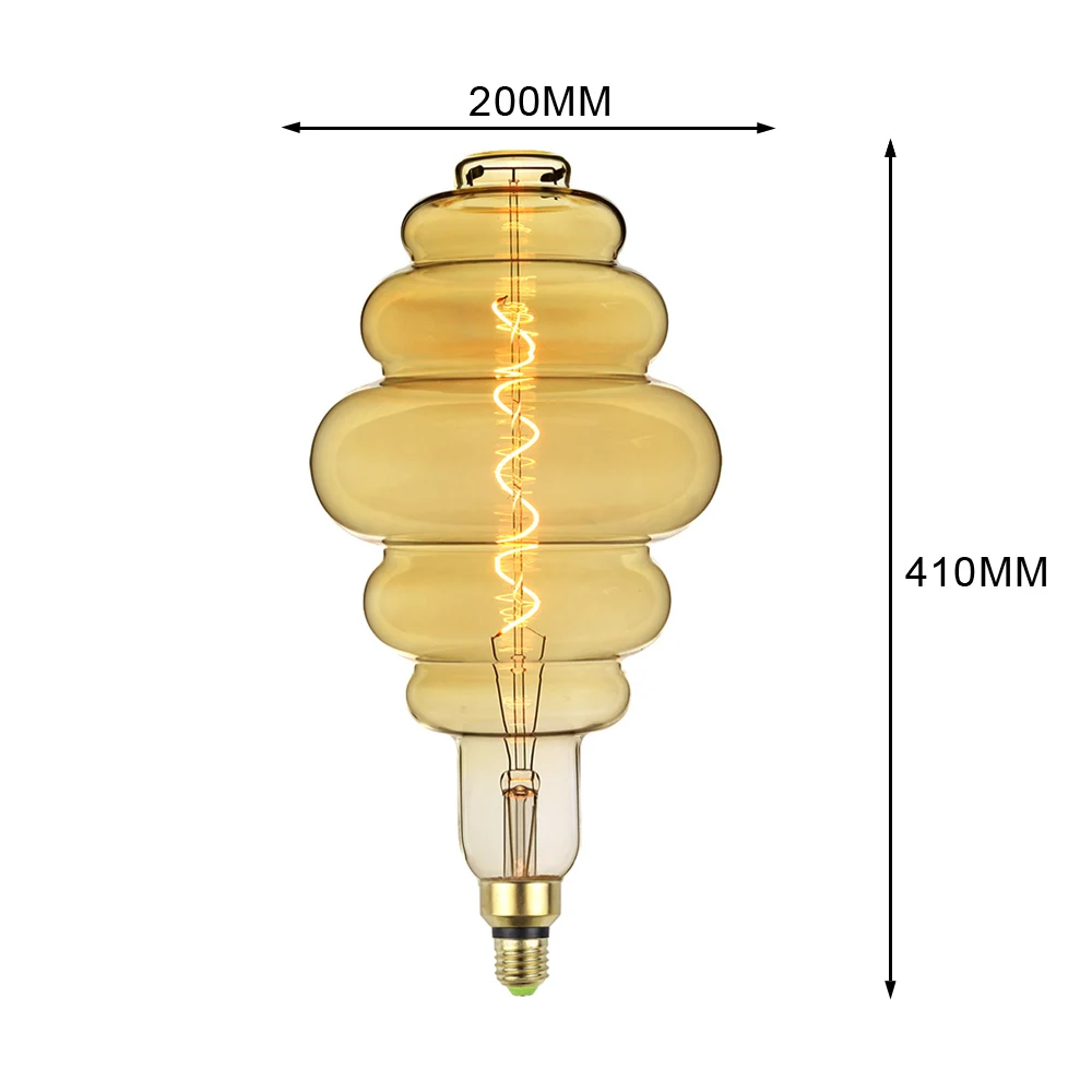 Mega edison classic led filament bulb 6W E27 Decorative led old style light bulbs