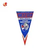 Custom felt triangl pennant flag custom hanging triangle pennant flags