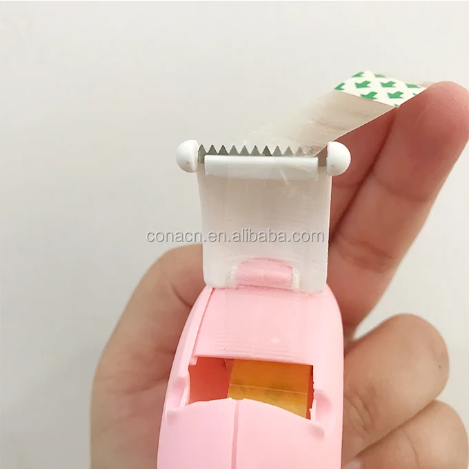 Small Cute 1Pc Creative Cartoon Donut Cutter Adhesive Tape Dispenser Lin 