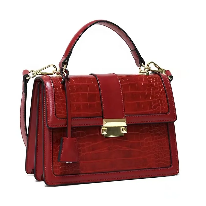 Fashion Elegant Red Mini Designer Multipurpose Crossbody Shoulder Bag