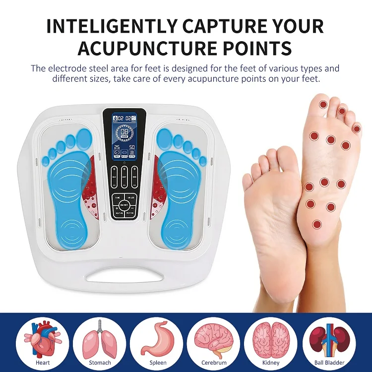 Electric Pain Relief Orgasm Reflexology Foot Massage Machine Tens Ems ...