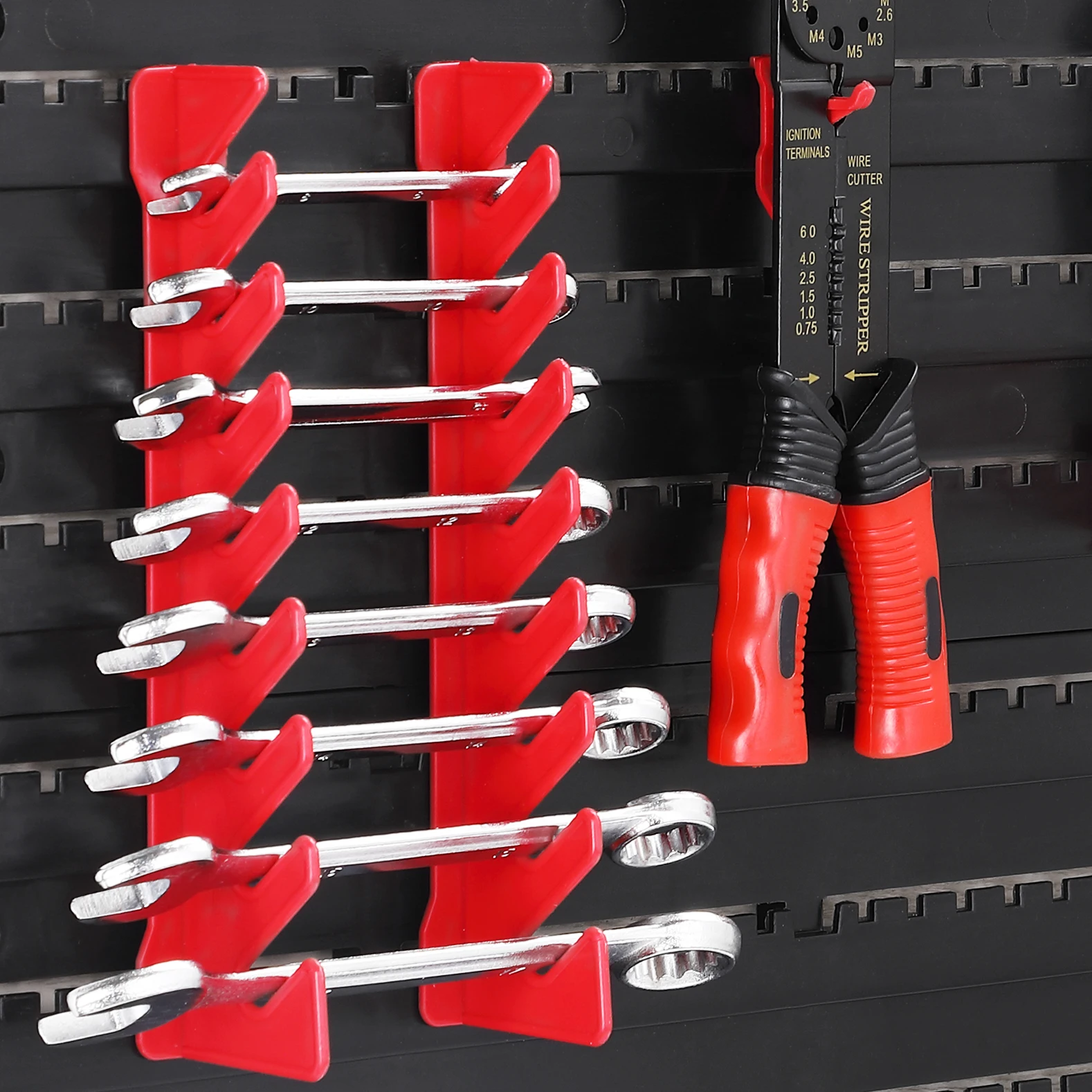 45 Pieces Wall Shelving Stacking Boxes Including Tool Holder Wall